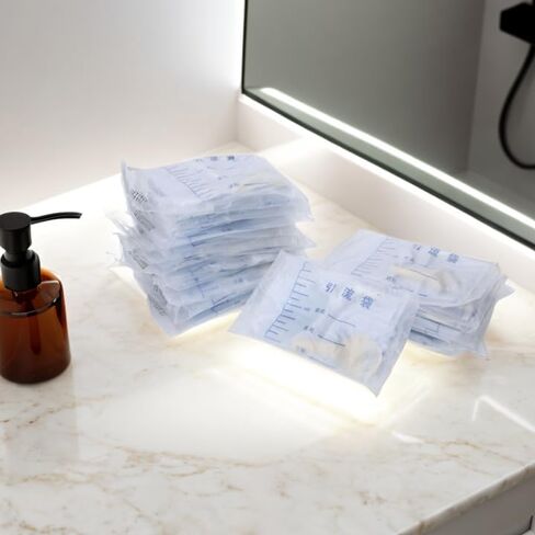25pcs Urinary Drainage Bags, Male Urinary Drainage Bag Set, 1000ml Catheter Bags for Elderly Healthy Care, Household Drainage Bag Tub for Men in Saudi Arabia
