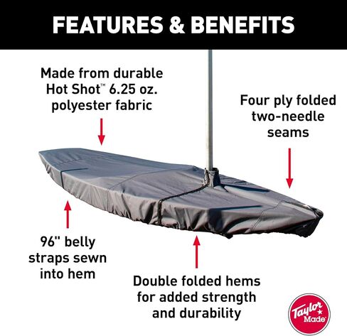 Taylor Made® Sunfish Mast Up Boom Pocket, Grey in Saudi Arabia