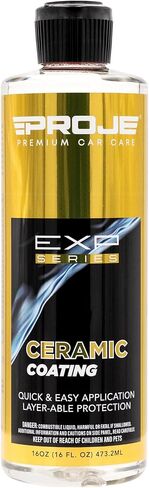 Proje Ceramic Coating - 12+ Month Durability - Easy to Apply - High Gloss - Anti Scratch - Safe on All Surfaces - Hydrophobic SiO2 Top Coat For Cars, Trucks, RVs, and More - 8 fl oz in Saudi Arabia