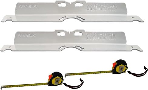 Upgraded Toe Plates Wheel Alignment Tool, Steel Provides Accurate Wheel Alignment Measurements, Portable Tool for Car, Truck, SUV, and Vehicle, Includes 2 Measuring Tapes. in Saudi Arabia