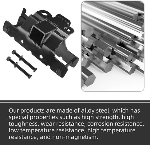 مجموعة مقطورة وصلة السحب لسيارة جيب رانجلر 2018-2024، مصد خلفي 2 بوصة JL JLU جهاز استقبال وصلة الجر يشمل غطاء 2 باب و4 أبواب in Kuwait