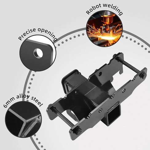 مجموعة مقطورة وصلة السحب لسيارة جيب رانجلر 2018-2024، مصد خلفي 2 بوصة JL JLU جهاز استقبال وصلة الجر يشمل غطاء 2 باب و4 أبواب in Kuwait