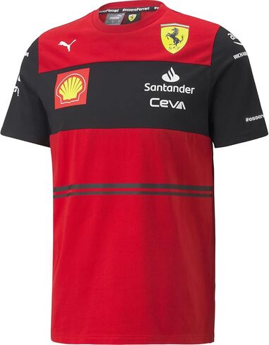 تيشيرت فريق سكوديريا فيراري F1 للرجال 2022 (2XL) أحمر in Kuwait