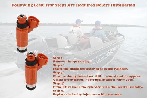 جديد 4 قطعة حاقن خارجي 68V-8A360-00-00 ، متوافق مع 1999-2015 ياماها خارجي 115HP ميتسوبيشي الكسوف INP-771 842-1223 CDH210 in Kuwait