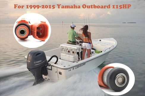 جديد 4 قطعة حاقن خارجي 68V-8A360-00-00 ، متوافق مع 1999-2015 ياماها خارجي 115HP ميتسوبيشي الكسوف INP-771 842-1223 CDH210 in Kuwait