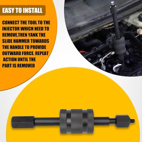 Wztepeng حاقن الديزل مجتذب أداة أداة إزالة الصواميل مع مطرقة الشريحة M8 M12 M14 موضوع محول in Kuwait