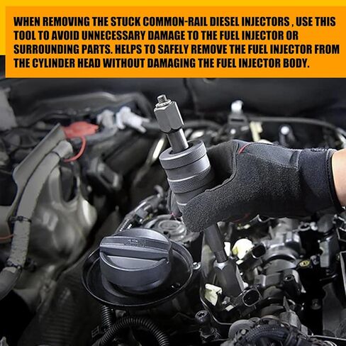 Wztepeng حاقن الديزل مجتذب أداة أداة إزالة الصواميل مع مطرقة الشريحة M8 M12 M14 موضوع محول in Kuwait