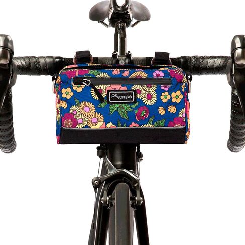 Po Campo Bike Bags and Accessories – Kinga Handlebar Bag 2 – Waterproof Bicycle Bag – Handle Bar Storage Bag – Front Mount Bike Bag that Converts to Crossbody Bags in Saudi Arabia