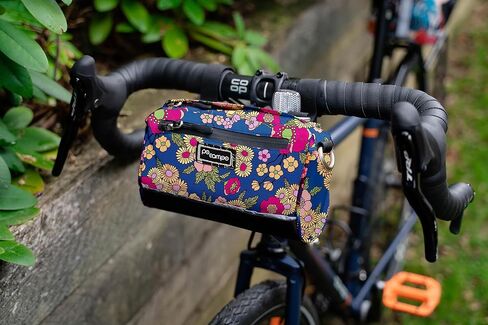 Po Campo Bike Bags and Accessories – Kinga Handlebar Bag 2 – Waterproof Bicycle Bag – Handle Bar Storage Bag – Front Mount Bike Bag that Converts to Crossbody Bags in Saudi Arabia
