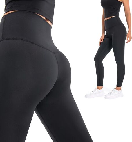 Leggings for Women with High Waist, Yoga Pants with Waistband Pocket for Women in Saudi Arabia