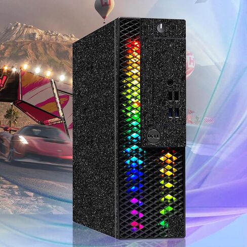 كمبيوتر مكتبي للألعاب RGB من Dell، Intel Core I5-8500 حتى 4.1 جيجا هرتز، GeForce GT 1030 2G GDDR5، 16 جيجا DDR4، 512 جيجا SSD، لوحة مفاتيح وماوس RGB، 600M WiFi وبلوتوث 5.0، Win 11 Pro (متجدد) in Saudi Arabia
