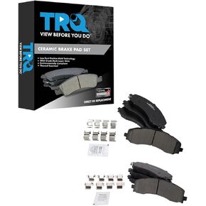 TRQ Brake Pads Ceramic Compatible with 2019-2022 Ram 2500 3500