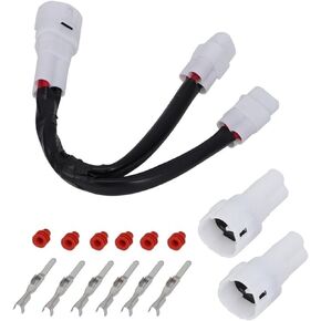 Motorcycle Power Outlet Splitter Kit For 700 Conector for USB Charger GPS Auxiliary Light Heated Grip