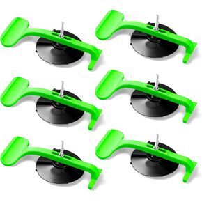 6pcs Suction Cup Clamp Set, Class Clamps Kit for Car Convertible Glass Windshield Top Repair Gluing,With Sponge Pad