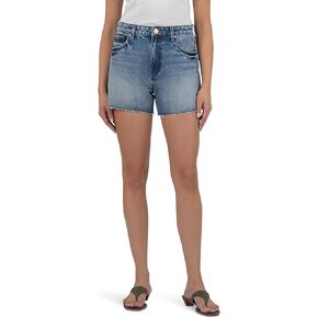 KUT from the Kloth Women's Taylor High Rise Shorts with 5 Pockets with Raw Hem