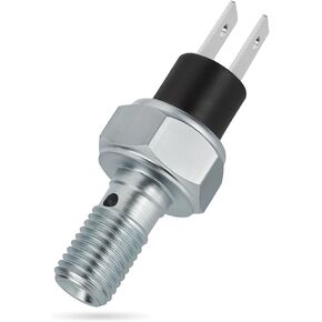 JAVIK 4012399 Brake Pressure Switch, Stoplight Switch, Compatible with Polaris Ranger 400 500 800, LSV Vision 2010-2017, Push Button, Silver, Automatic, No Actuator