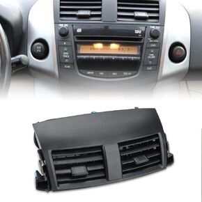 JDMON Center Dash A/C Outlet Air Vent Replacement for Toyota RAV4 2006 2007 2008 2009 2010 2011 2012 Replacement for 55670-42060-B0 55670-0R010-B0 Dashboard Air Condition Grille Panel