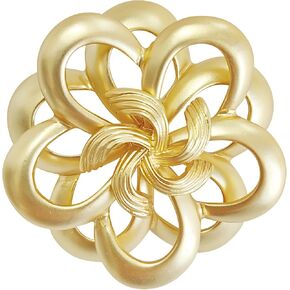 Gold Bow Brooch Pins for Women Ladies Yellow Flower Bow Broach Collar Suit Dress Clothing Accessories Birthday Holiday Fashion Jewelry Gifts