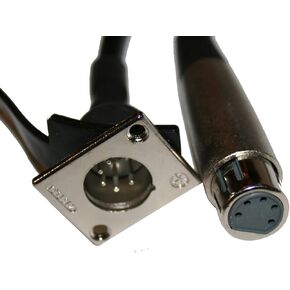 Bulldog Winch 20309-3 Ft Plug Extension 5 Prong Standard Series 10041X , Black