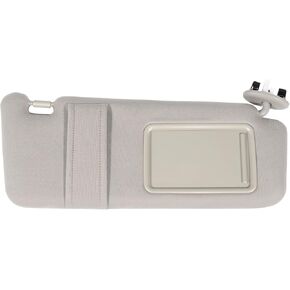 SCITOO Right Passenger Side Beige Sun Visor Assembly fit for Toyota Camry Sedan 2006 2007 2008 2009 2010 2011 Windshield Visor with Sunroof Vanity Light
