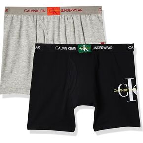 Calvin Klein Boy's 2-Pack Monogram Boxer Brief (Little Kids/Big Kids)