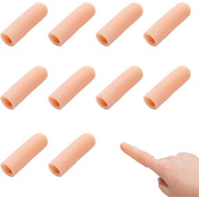 10 PCS Gel Finger Cots, Silicone Finger Covers for Finger Cracking