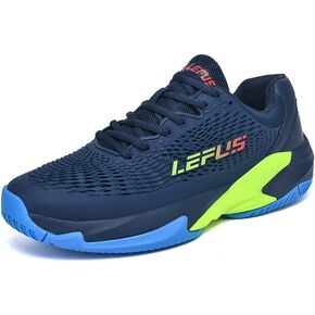 Men's Tennis Shoe Indoor Outdoor Pro Pickleball Shoes with Arch Fit Support Pickleball Sneaker for All Court Racquetball Athletic Shoes for Racquet Sport
