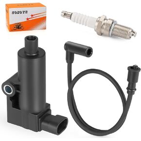Ignition Coil & Spark Plug & Wire Cap for Hisun UTV 250 400 450 500 Massimo Gunner 250 MSU 400 500 Coleman UT400 UT500 Axis Bennche Cowboy Spire Bighorn 250 400 450 500