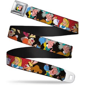 حزام حزام الأمان لأسفل - يطرح حفل ​​شاي Mad Hatter - 1.0 "عريض - 20-36 بوصة