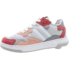 Beppi Roller Sneakers for Girls & Boys –Skate Shoes with Wheels Pink, Size 13