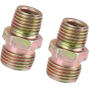 Hose Fitting Adapter/for Car/Metal / 2 Pc Bronze Tone