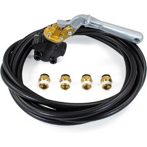 HornBlasters 1/2'' Manual Air Valve Kit – 1/2'' NPT for Air & Train Horns – Includes Valve, Airline, and Fittings