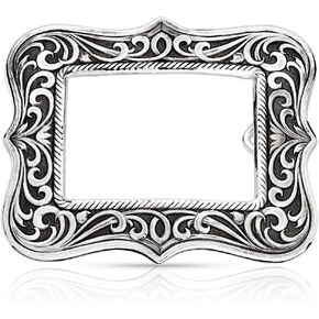 Montana Silversmiths Classic Montana Storyteller Western Filigree Frame Belt Buckle