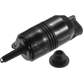 Rear Windshield Washer Pump No.22127573 - Car Windshield Washer Pump Motor Replacement - for Chevrolet for Buick for GMC for Cadillac Plastic Black - 1 Pc