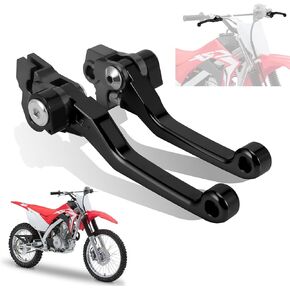 Motorcycle Clutch Brake Lever Foldable CNC Pivot for CRF125F CRF 125F 2022 2021 2020 2014-2022 Dirt Pit Bike Red