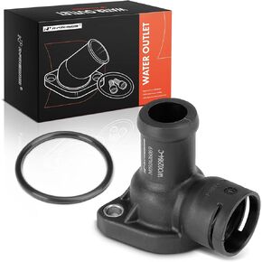 A-Premium Engine Coolant Water Outlet Compatible with Select Volkswagen Models - Golf 1989-1992, Jetta 1989-1992, Corrado 1990-1992