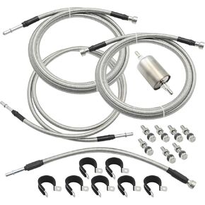 819-840 Fuel Lines, Replacement for Chevy Silverado GMC Sierra 1500 2500 2500 HD 3500 1999-2003, Replaces 15765803 15043857
