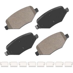 Rear Brake Pads for Ford Explorer Edge Taurus Flex Lincoln MKS MKT MKX Ceramic Brake Pads w/Hardware Replacement