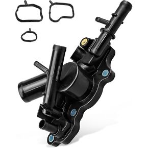 Water Control Valve Outlet Fit for Nissan Sentra 2013-2019 Nissan Rogue 2017-2019 for Engine Water Outlet Replace 110603RC1A 11060-3RC1A, Car Water Outlet Connect Adapter with Washer