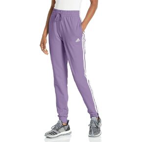 adidas Women's Essentials Single Jersey 3-Stripes Pants, Legend Ink/White, X-Large/Petite in Kuwait