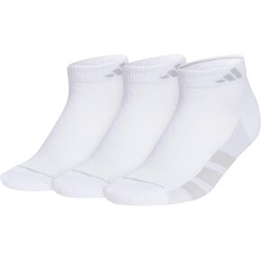 adidas Women's All Day Training Low Cut Socks (3-Pair) Athletic Performance with Targeted Cushion for Running