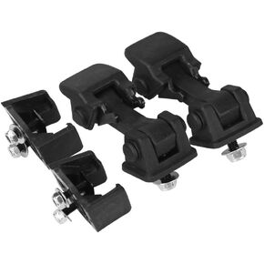 Hood Latches Set of 2 - Replaces 55176636AD, 68038118AA, 42422 - Fits 1997, 1998, 1999, 2000, 2001, 2002, 2003, 2004, 2005, 2006 Jeep Wrangler TJ - Hold-Down Hook Latch Pair - Year Models 1997-2006