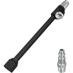 2PCS Lock On Air Chucks, 1/4'' FNPT Heavy Duty Tire Inflator Chucks, Closed Flow Brass Tire Chuck, Anti Leakage Quick Connector for Air Compressor (Lock On Air Chuck) in Kuwait