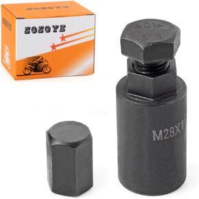 Flywheel Puller Remover bolt Tool M28x1mm For Suzuki RM-Z 250 450 For Kawasaki KX250 KX250X KX250F KX450 KX450X KX450F KX450SR KLX110 KLX110L KLX110R KLX450R KFX450R