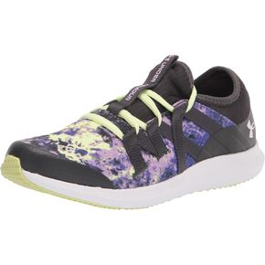 حذاء رياضي Under Armour للفتيات من الفئة Infinity 3، رمادي هالو (100)/أزرق زجاجي بحري، 6.5 طفل كبير in Kuwait