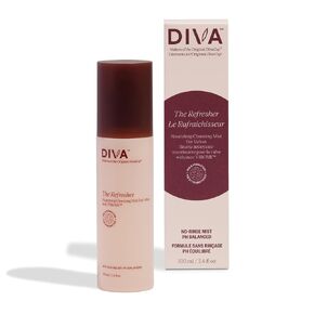 DIVA Refresher - Gentle & No-Rinse Spray Cleanser - Fragrance-Free & Plant-Based Formula - Helps Strengthen Moisture Barrier & Support Healthier Microbiome - 100 mL