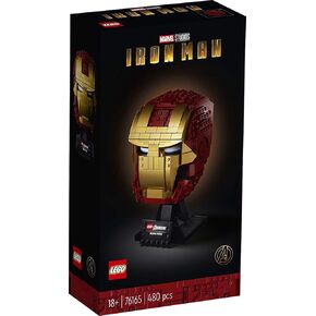 LEGO Marvel Avengers Iron Man Helmet 76165; Brick Iron Man-Mask for-Adults to Build and Display, Creative Challenge for Marvel Fans (480 Pieces) in Saudi Arabia