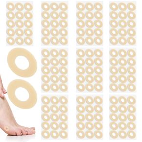 150Pcs Corn Cushions for Toes Corn Pads for Feet Oval Callus Cushions Self-Adhesive Pads for Calluses, Corns, Blisters