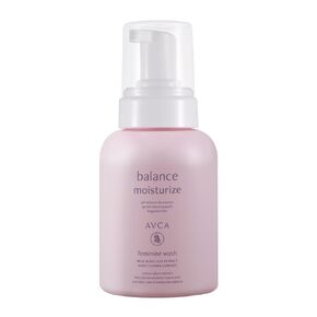 AVCA Pure & Bubble Feminine Wash لتوازن الأس الهيدروجيني ، والتحكم في الرائحة ، والرعاية اليومية اللطيفة 300 مل/10.14FL. أوز.