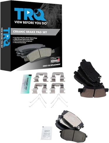 TRQ Brake Pads Ceramic متوافق مع 2019 Kia Forte in Saudi Arabia